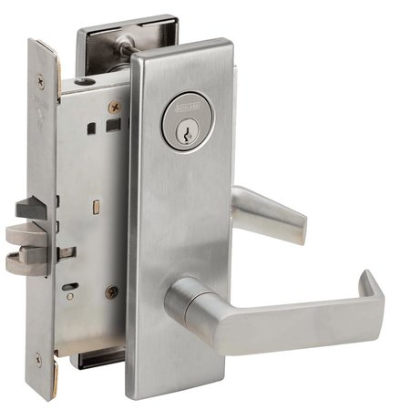 SCHLAGE Grade 1 Entrance Office with Auto Unlocking Mortise Lock, Conventional Cylinder, S123 Keyway, 06 Lev L9056P 06N 626